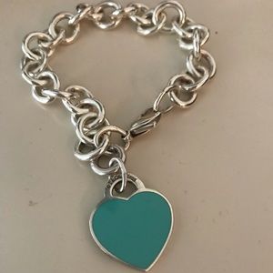 Tiffany & Co. Sterling Silver Heart Tag Bracelet